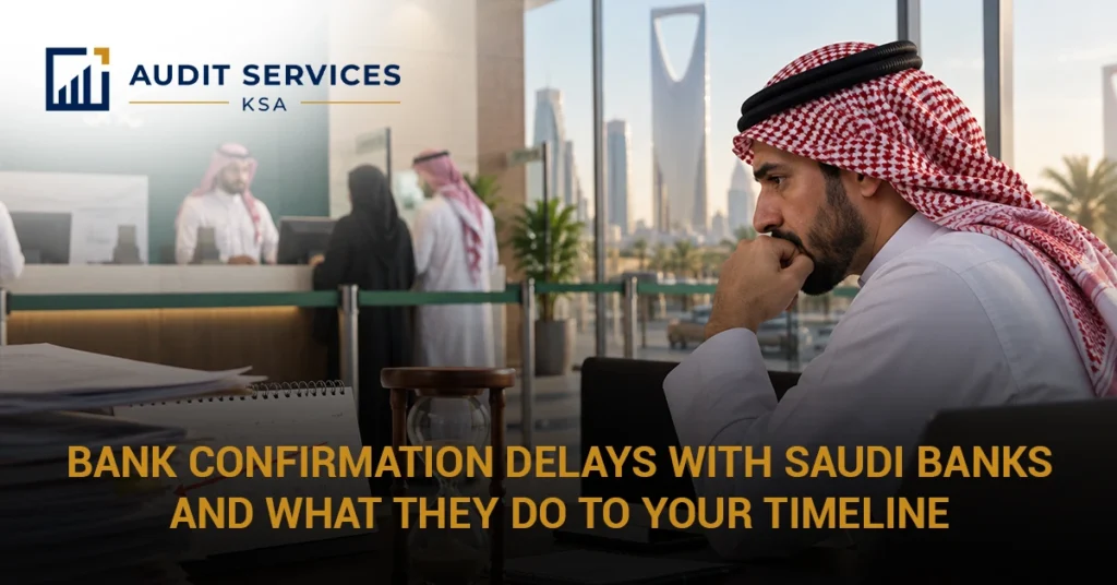 bank confirmation delay audit